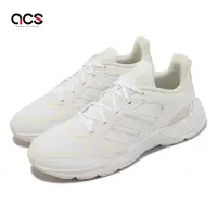 在飛比找Yahoo奇摩購物中心優惠-adidas 慢跑鞋 90s Valasion 男鞋 白 黃