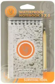 UST Waterproof Paper Notebook Emergency Survival Gear Equipment Bug Out Bag