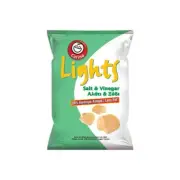 Snacks Chips Lay’s Lights Salt & Vinegar Potato Chips 40% Less Fat 25X36 g