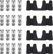16 Hydraulic Roller Lifters + 4 Guides Trays Compatible for 5.0L 5.3L 5.7L 6.0L 6.2L V8 OHV Engines Allure Avalanche Escalade Express Silverado 1500 Sierra 1500 Yukon XL 1500 Select Models