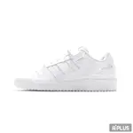 ADIDAS 男女 休閒鞋 FORUM LOW 板鞋 經典 復古 穿搭 低筒 全白 魔鬼氈 情侶鞋 - FY7755