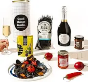 Italian Gourmet Gift Hamper | Bellissimo Belinda Gift Box by Good Day People | Luxury Prosecco Hamper with Squid Ink Pasta, Messina Chocolate Spread, Bippi Chilli, Olives & More – Premium Food Hamper in Signature Packaging for Celebrations & Gifting