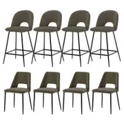 Geena Dining Chairs and Evie Bar Stools Package Green