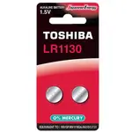 【東芝TOSHIBA】LR1130鈕扣型189鹼性電池20粒盒裝(1.5V LR54鈕型電池 無鉛 無汞)