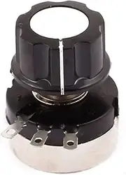 Aexit RV30 (Control electrical) B103 Rotary Carbon Film Potentiometer 10K Ohm Adjustable Resistance (51ry728qf524) w Cap