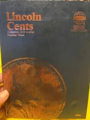 Whitman Coin Folder 9033 Lincoln Cents Vol #3 1975-2018 Empty
