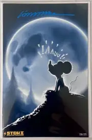 ATOMIC MOUSE #1 HOWLING VART LMTD #19/25 SIGNED & REMARKED BY GORKEM DEMIR W/COA