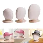 Wig Display Head Linen Manikin Head for Beauty Salon or Shop Glasses Headset