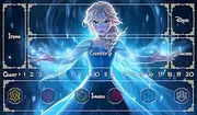 MTG Decks & More Premium Collection Playmat Compatible with Disney Lorcana TCG - Frozen - Elsa!