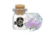 MDG Individual d20 Elixir Liquid Core Dice: Sorcerous Swirl