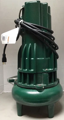 Zoeller N282-0 282-002 Sewage Pump 110V 10.3A 1/2HP 2" Flange (F3)