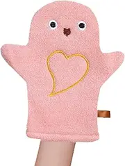 Baby Loofah - Toddler Wash Cloths for Bath - Gentle Washing Sponge Scrubber with Whale Design for Face Hands Hair Delicate Skin Daily Use