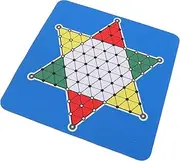 Chinese Checkers Rubber Mat in Checkers 3 Colors Portable Set with Storage Bag Travel Home