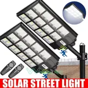 Solar Street Lights 1600W Watts Solar LED Flood Light Dusk to Dawn 99000000000LM