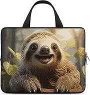Laptop Case Sleeve Shockproof Computer Carrying Bag Cartoon Sloth Laptop Bag Tote Lightweight Notebook Case Cover Traveling Briefcase Handle Bags for Travel Business 17inch, Cartoon Sloth, 17inch