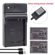 Replacement Battery or Charger for NB-10L Canon PowerShot G3X G15 SX40 SX50 SX60