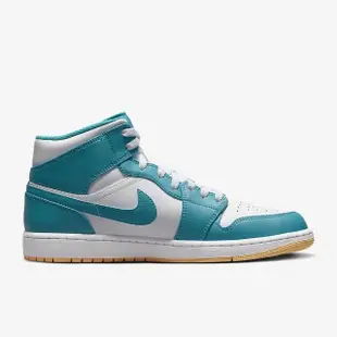 【NIKE 耐吉】籃球鞋 運動鞋 AIR JORDAN 1 MID 男款 輕水藍(DQ8426400)