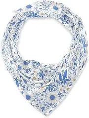 [miaozhen] Silk square elegant headband for men for neck 35 In Daisy Blue Trendy bufanda elegante para mujer, Daisy Blue Trendy