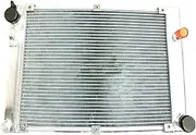 2 Row Aluminum Radiator. Compatible With PORSCHE 944 2.5L TURBO 1986-1991. Compatible With S2 3.0 NA MT 1989-1991