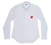 [COMME des GARCONS PLAY] 女式紅心襯衫