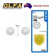 2 Pack pk OLFA Perforated Skip Rotary Cutter Spare Replacement Blades 28mm XB194
