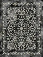Mash 803582 Dark Blue Traditional Persian Area Rug