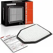 Engine Air Filter, Automotive Replacement Parts Compatible with Jeep Vehicles - Wrangler 2007 2008 2009 2010 2011 2012 2013 2014 2015 2016 2017, Wrangler JK 2018 - Replace# CA10348
