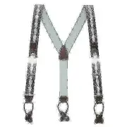 SuspenderStore Eagle Suspenders - 1.5-Inch Wide Elastic - BUTTON - 3 Sizes