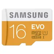 Samsung Evo 16GB High Speed Class 10 Memory Card Micro-SDHC for Smartphones