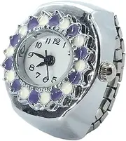 [manhegari] Ring Watches for Women Finger - Women Men Finger Ring Watch | Innovative Jewelry Clock with Precise Timekeeping for Family Colleagues Birthday Christmas Mothers Day Valentines