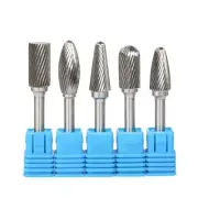 6mm Shank Head TCT Carbide Rotary Point Burr File Die Grinder Drill Bit