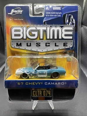 Lot of 4 Jada Toys Big Time Muscle 1967 Chevy Camaro 1:64 Brand New