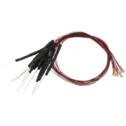 0805 Pre-Wired Micro LED, 12 Pcs 9-12V Emitting Diodes for Model, Fast Flash
