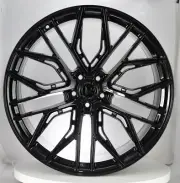 GWG RF1 20x12 inch Gloss Black Rim fits Audi S8 2014