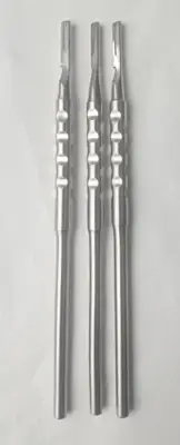 3 Pcs Round Scalpel/BP Handle for Blades #10, 11, 12, 15, 15C, & 16 German Grade