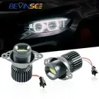LED Angel Eyes Light H10W Marker Halo Bulbs Canbus Fit for BMW E90 E91 LCI 08-11