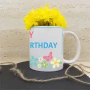 Butterfly Garden Personalised Mug