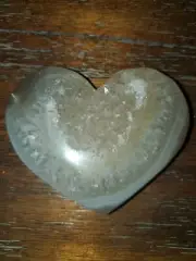 Agate Geode Heart Druzy