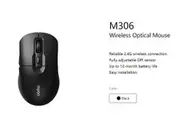 RAPOO M306 2.4 Wireless Optical Mice With Side FWD And Back Buttons