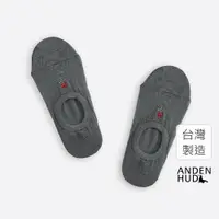 在飛比找蝦皮商城優惠-【Anden Hud】燭光晚餐．3/4刺繡船型襪(深灰-刺繡