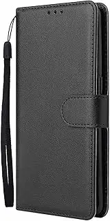 Case for iPhone 13/13 Mini/13 Pro/13 Pro Max, Wallet Case for Women Flip Cover with Lanyard Kickstand Magnetic Closure with Magnetic Closure (Color : Black, Size : 13 Mini 5.4")