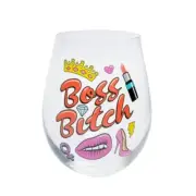 Boss Bitch Stemless Wine Glass