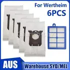 Vacuum Cleaner Bags + Hepa Filter For Wertheim 5030, 5035, 6030, 6035, 7000