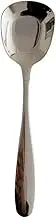 Spoon Table Spoons Dinner Spoons Flat Square Spoon Set of 6 Stainless Steel Soup Spoons Square Spoons Style Square Sugar Spoon Table Spoon(Small)