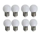 8 lot E27 Energy Saving LED Lights Lamp Warm 220V Globe