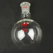 250ml Quickfit 19/26 Socket Lab Glass Flask Round Bottom Single Short Neck Ware