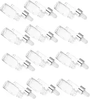 PAMINGONO 12Pcs Leakproof Dropper Bottles Portable Essential Oil Containers for Home and Travel Durable Glass Design for DIY Blends and Storage