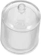 TOPPERFUN Elegant Glass Aroma Cup Set Cover Wedding Decor and Home Fragrance Cup Adornment