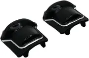 Oshhni 2Pcs 1/10 Front Rear Bridge Axle Rear Covers Spare Parts Upgrade Replace Parts Modification Heavy Duty for R1001 Trucks Car, Black