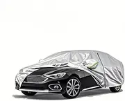 Full Sports Car Cover - Sports Car Customized for Ford Shelby GT350 2016-2020, Waterproof and Dustproof Streamlined Protective Cover, Aerodynamic Design and Reflective Strips